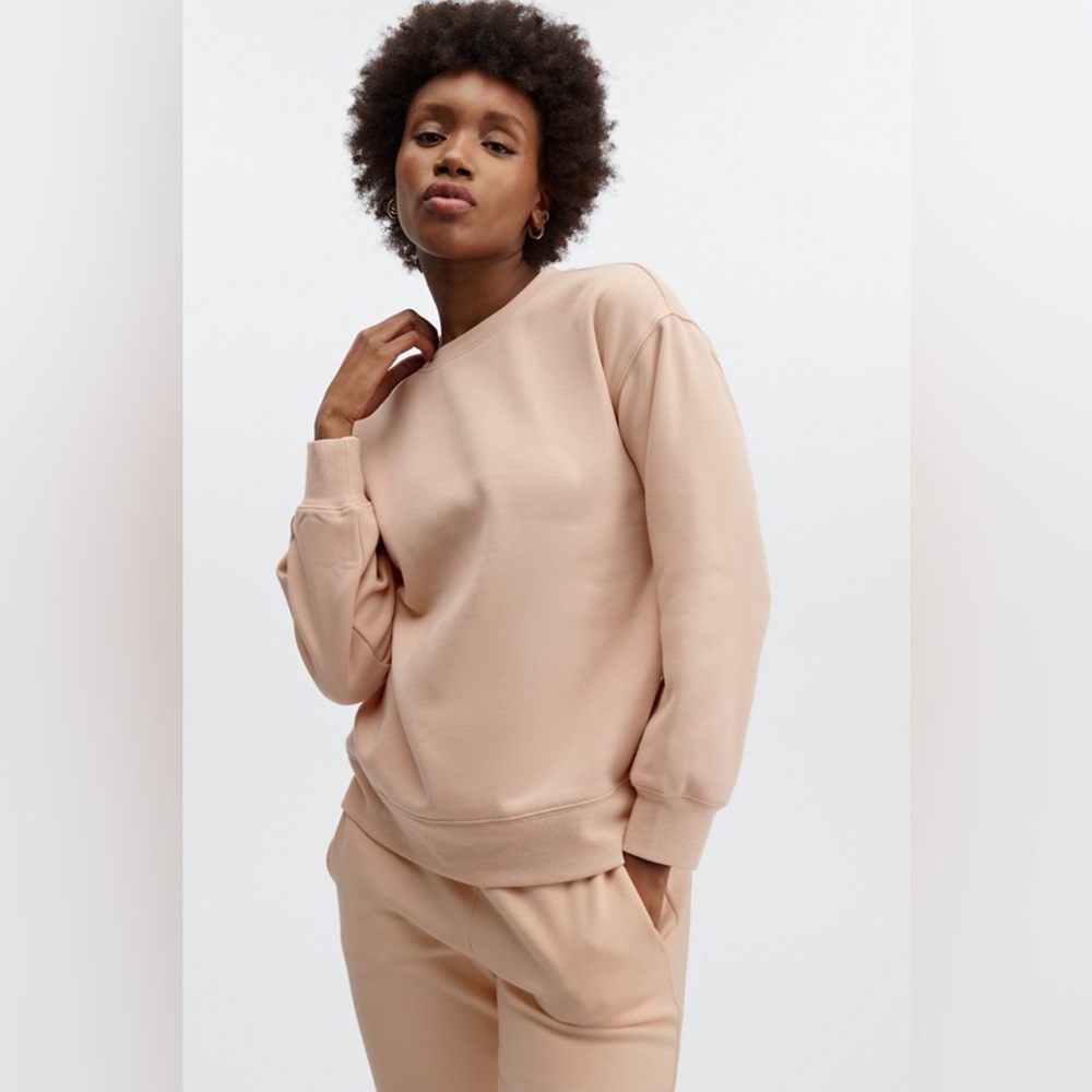 NWT Fabletics "Oak" Go-To Crewneck Sweatshirt